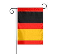 GGNKDL Drapeau de jardin imprimé drapeau de l'Allemagne décoration de cour extérieure convient pour toutes les saisons 30,5 x 45,7 cm