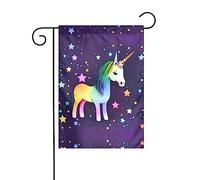 GGNKDL Drapeau de jardin imprimé étoile d'un cheval - Décoration de cour extérieure - Convient pour toutes les saisons - 30,5 x 45,7 cm