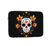 GGNKDL Housse de protection antichoc pour ordinateur portable 13" Motif Jour des morts - Pour homme et femme - Voyage d'affaires, bureau et quotidien