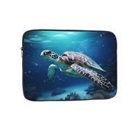 GGNKDL Housse de protection antichoc pour ordinateur portable de 43,2 cm - Motif tortues sur parade - Pour homme et femme - Pour voyage d'affaires, bureau et quotidien