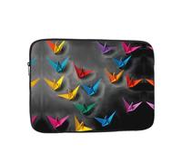 GGNKDL Housse de protection pour ordinateur portable de 30,5 cm Motif origami - Motif grue en papier - Pour homme et femme - Pour voyage d'affaires, bureau et quotidien
