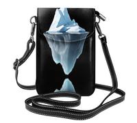 GGNKDL La pointe du sac à bandoulière imprimé iceberg, sac pour téléphone portable, petit portefeuille pour femme, un cadeau pratique adapté pour les sorties, l'exercice et le shopping