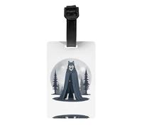 GGNKDL Les étiquettes de bagage Moon Leader Prints et les étiquettes de sac de voyage sont adaptées pour les hommes et les femmes pour éviter les bagages