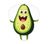 GGNKDL Lot de 12 médiators Avocado Elf Prints pour guitare avec trois combinaisons d'épaisseur pour basse et ukulélé