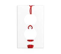 GGNKDL May all your wishes come true printing Dual Socket Wall Panel Household Power Cover Durable for Decorative Sockets and Interrupteurs