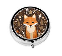 GGNKDL Mini pilulier rond avec 3 compartiments pour ranger les pilules et voyager