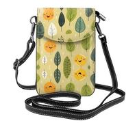 GGNKDL Sac à bandoulière amusant avec impression Little Grass pour téléphone portable, petit portefeuille pour femme, un cadeau pratique adapté pour les sorties, l'exercice et le shopping