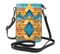 GGNKDL Sac à bandoulière avec impression puzzle triangulaire, sac pour téléphone portable, petit portefeuille pour femme, un cadeau pratique adapté pour les sorties, l'exercice et le shopping