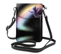 GGNKDL Sac à bandoulière imprimé créatures non identifiées dans le ciel étoilé, sac pour téléphone portable, petit portefeuille pour femme, un cadeau pratique adapté pour les sorties, l'exercice et le