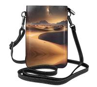 GGNKDL Sac à bandoulière imprimé étoiles du désert pour téléphone portable, petit portefeuille pour femme, un cadeau pratique adapté pour les sorties, l'exercice et le shopping