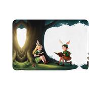 GGNKDL Tapis de sol antidérapant The Elfe of Learning Magic Books Printing pour intérieur et extérieur, convient pour les entrées de chambre à coucher et de salle de bain, 40,6 x 61 cm