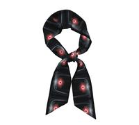 GGNKDL The Eye of Terror in the Forest Prints Foulard en satin pour femme
