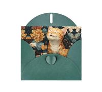 GGNKDL The Little Mouse I Adore Prints Carte de vœux - Papier nacré haut de gamme avec effet étincelant éblouissant