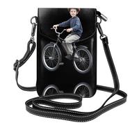 GGNKDL Un garçon qui aime le sport imprimé sac à bandoulière, sac pour téléphone portable, petit portefeuille pour femme, un cadeau pratique adapté pour sortir, faire de l'exercice et faire du