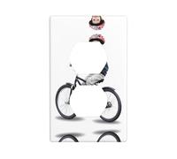 GGNKDL Un garçon qui aime l'impression sportive Panneau mural double prise domestique couvercle d'alimentation durable pour prises et interrupteurs décoratifs