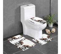 GGNKDL Wallaby Lot de 3 tapis de bain antidérapants faciles à nettoyer et à entretenir, bloquant l'humidité et durables