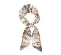 GGNKDL White deer in the jungle Prints Foulard en satin pour femme