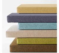 GGoty Coussin de banc 2 ou 3 places - 100 x 50 cm - 120 x 50 cm - Coussin de banc de jardin - 150 cm - Coussin rectangulaire pour salle à manger (120 x 50 x 5 cm, bleu)