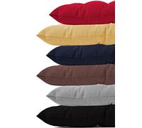 GGoty Coussin de banc épais, 8 cm, de banc de jardin 2 ou 3 places, de banc rectangulaire pour chaise balancelle d’extérieur et intérieur (120 x 48 cm, Noir)