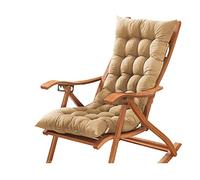 GGoty Coussin épais pour Chaise Longue,Coussin de siège de Banc de Jardin,Coussin de Chaise Longue antidérapant pour intérieur/extérieur/Banc/Jardin/Patio/balançoire (80 * 40cm,Beige)
