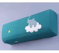 GGoty Housse de protection pour climatiseur, élastique tout compris à suspendre, housse de protection anti-poussière lavable de taille universelle (1 pièce, E)