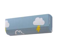 GGoty Lot de 2 housses élastiques pour climatiseur à fixation murale, lavables, tout compris, protection simple à suspendre (2 pièces, I)