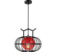 GGQEM Nouveau Lustre Lanterne de Style Chinois plafonnier décoratif luminaires d'intérieur pour café Restaurant Ferme