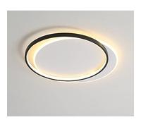 GGQEM Plafonnier encastré avec télécommande, Lustre de Plafond Blanc de 19 Pouces, plafonnier à Montage en Surface, plafonniers pour îlot de Cuisine, Lustre à LED pour Chambre à Coucher