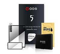 Larmor 5ème Génération Protection d'écran en Verre et Pare-Soleil Pare-Soleil pour Canon 5d MK4 - Transparent