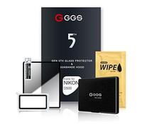 GGS Larmor 5ème génération Protection d'écran en verre et pare-soleil pour Nikon D500 Transparent