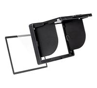 GGS Larmor 5ème Génération Ensemble de hotte Parasol et Protection d'écran en Verre pour Nikon D750 - Transparent Transparent