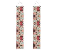 GGsdaf Bannière décorative de porche imprimée avec motif d'amour, bannière extra large pour salle de classe/jardin/restaurant