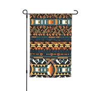 GGsdaf Drapeau de jardin à motif ethnique tribal africain (30,5 x 45,7 cm) pour balcons, terrasses, arrière-cours et pelouses