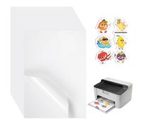 GGTTNRT Lot de 20 feuilles de papier autocollant en vinyle imprimable pour imprimantes jet d'encre et laser, format A4, 29,7 x 21 cm (mat)