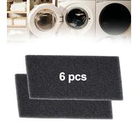 GGUFAY 6 Pièces Filtre pour sèche-linge Bauknecht Privileg Whirlpool HX 481010354757,Filtre éponge,225 x 107 x 8 mm,pour Seche Linge à Pompe Chaleur et Séchoir à Condensation