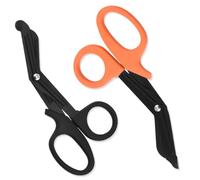 GGUFAY Ciseaux lot de 2 Ciseaux Médicaux, Médical Ciseaux pour Bandage Cisailles Acier Inoxydable Gaze Ciseaux pour Médecin ou Infirmière, Salle d'urgence ou Camp Extérieur