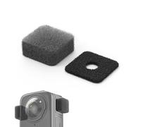 GGUFAY Lot de 6 paires de mousses anti-bruit coupe-vent pour caméras de sport Insta360 X4 X3 X2 GoPro Hero 13/12/11/10/9 Noir