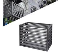 Gguwug 5P Support De Fleur Climatiseur En Aluminium cache climatiseur exterieur caisson anti bruit pompe à chaleur, Protection de unité extérieur De Fleur Mobile Stores De Coque De