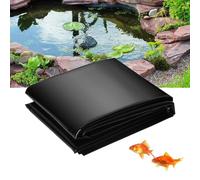 Gguwug bache epdm 4x11.5m epdm toiture Jardin Bâche D'étang Protection Solaire, Noir Bâche pour Étang pour Bassin De Poissons/Réserve d'eau L'aquaculture/Terrain De Golf