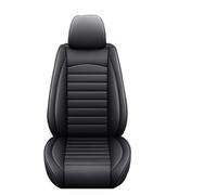 Ggwqoops Housse De Siège Auto Universelle en Cuir Compatible avec pour Hyundai pour Ix35 pour Santa pour Tucson pour Elantra pour Accent Accessoires Auto Ensembles Housses Siège(1pc Black)
