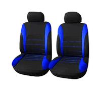 Ggwqoops Housses De Siège Auto en Polyeste Lot De 2 4 Ou 9 Pièces Coussins Universels pour Siège Avant Et Arrière Quatre Saisons Ensembles Housses Siège(2 Seat Blue)