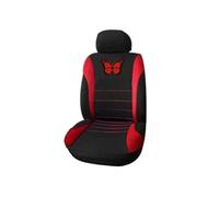 Ggwqoops Housses De Siège Auto Papillon Universelles Accessoires D'intérieur De Voiture pour Femmes Ensembles Housses Siège(Red (1 Seat))