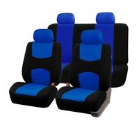 Ggwqoops Housses Siège Auto Ensemble Complet Plusieurs Couleurs Housses De Protection De Siège Housses De Siège De Véhicule Accessoires De Voiture Universels Ensembles Housses Siège(Blue)
