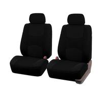 Ggwqoops Lot De 2 Housses De Siège Auto Universelles Compatibles avec Les Airbags Accessoires De Voiture Plusieurs Couleurs Ensembles Housses Siège(2pcs Black)