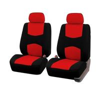 Ggwqoops Lot De 2 Housses De Siège Auto Universelles Compatibles avec Les Airbags Accessoires De Voiture Plusieurs Couleurs Ensembles Housses Siège(2pcs Red)