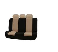 Ggwqoops Lot De 2 Housses De Siège Auto Universelles Compatibles avec Les Airbags Accessoires De Voiture Plusieurs Couleurs Ensembles Housses Siège(Beige Rear)