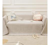 GGWYBAFS Housse de Serviette de canapé de Couleur Unie, Couverture de canapé, Elle Peut être utilisée comme Matelas, Couverture, Couverture de Pique-Nique de Camping, etc.(Khaki,180 * 260cm/71x102in)