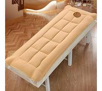 GGYDD Coton Moelleux Beauté Surmatelas,Respirante Futon Tatami Matelas Spa Massage Table Coussinet De Protection-lumière Tan 70x185cm(28x73inch)
