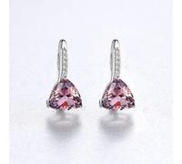 GGYTMQL 100% Emerald Aquamarine Gemstone Clip Orees Oreads For Women Wedding Fine Jewelry