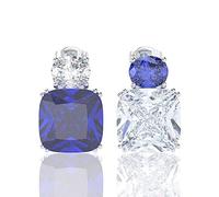GGYTMQL 100% Sapphire a créé des Boucles d'oreilles de Goujon Moisanite pour Les Femmes Anniversaire de Mariage Bijoux